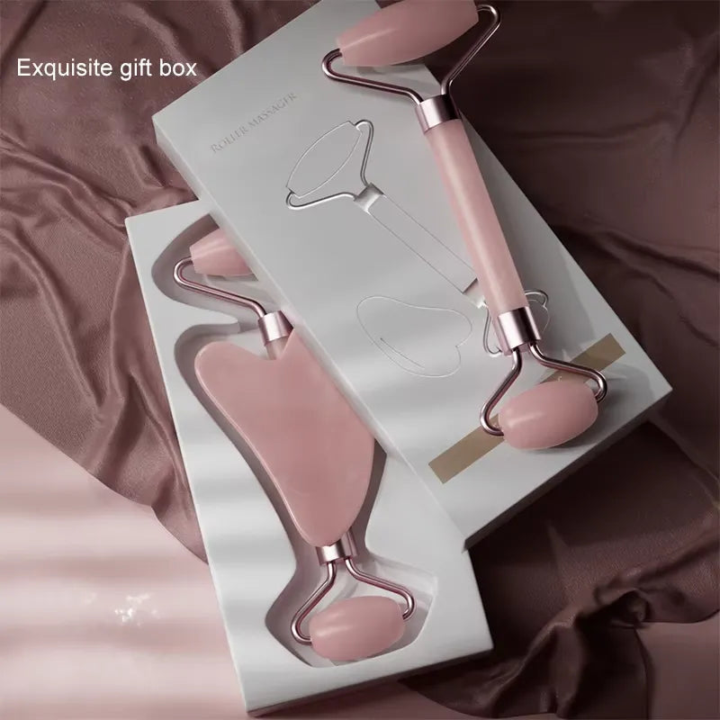 GloVisage Rouleau de Massage | Résine Ergonomique pour Visage et Cou
