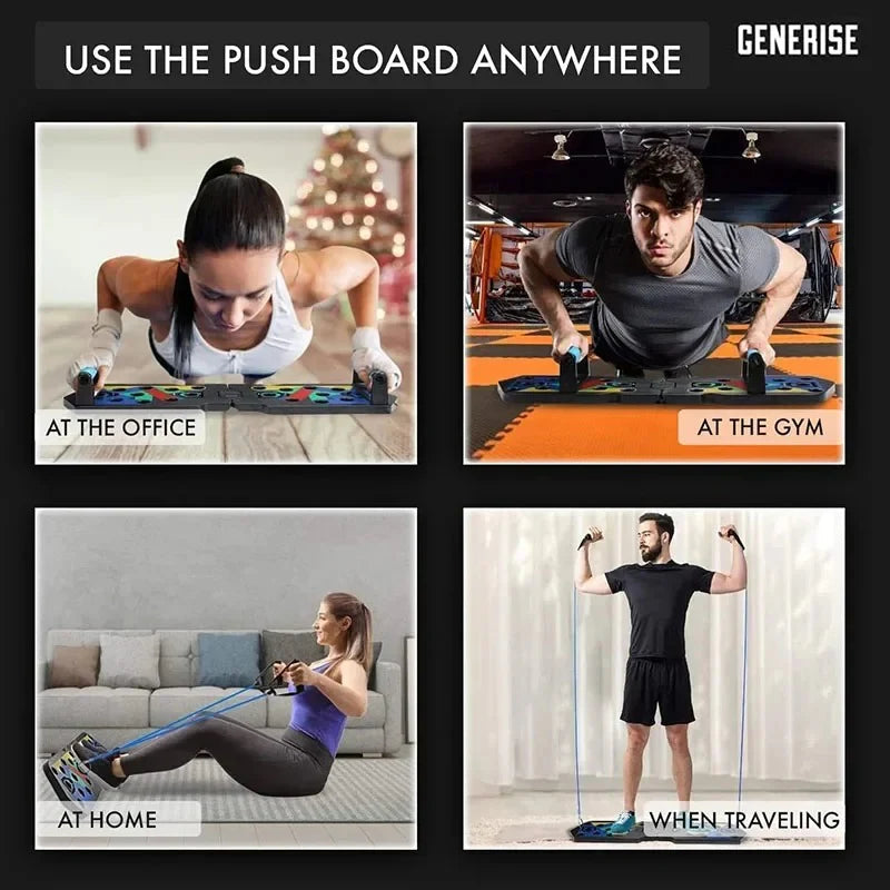 Pulsar Planche Push-Up | Matériau ABS, Antidérapante, 660 lbs