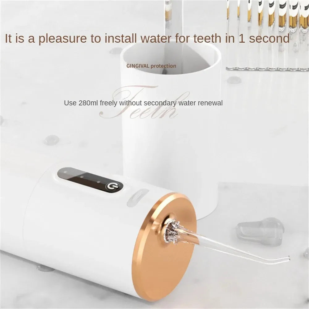 XioClean Hydropulseur Dentaire | Rechargeable, Haute Fréquence, Étanche