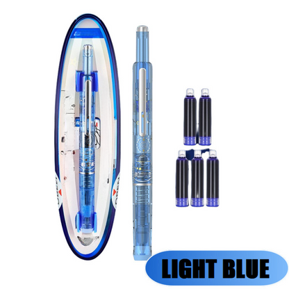 Stylo Plume Rétractable Et Rechargeable Avec Cartouches D'Encre