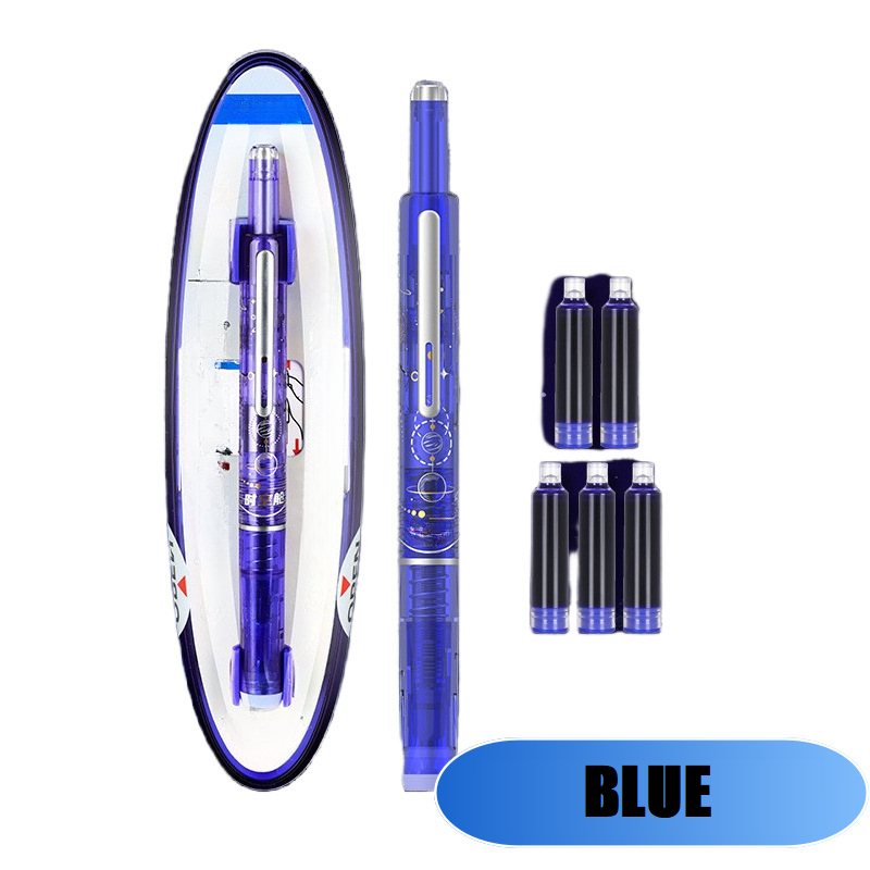 Stylo Plume Rétractable Et Rechargeable Avec Cartouches D'Encre