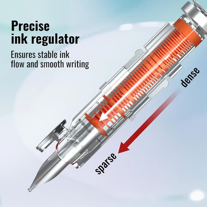 Stylo Plume Rétractable Et Rechargeable Avec Cartouches D'Encre