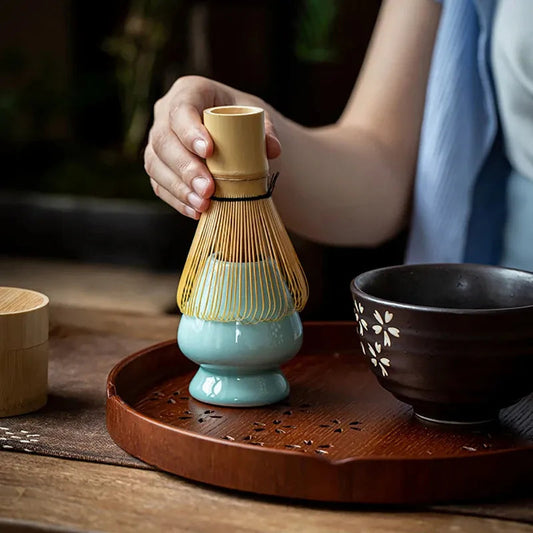 Bamboo Chasen | Outil Traditionnel pour Fouetter Matcha, 100 Dents