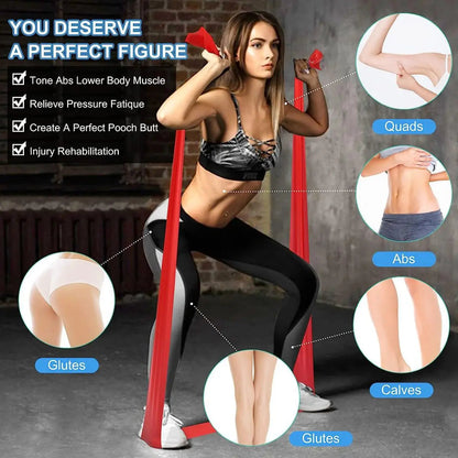 Banda Flex Élastique | Bandes de Résistance en Latex Naturel pour Musculation et Réhabilitation