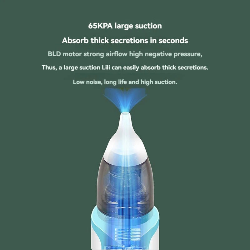 Bébé Génie Nasal | Aspirateur Nasal Silicone Réglable, Silencieux
