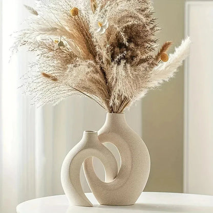 Bohémia Vase Décoratif | Céramique Moderne Blanc
