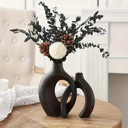 Bohémia Vase Décoratif | Céramique Moderne Blanc
