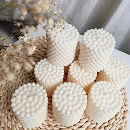 Bubble Bliss Moule à Bougie | Silicone Flexible 3D pour Création de Bougies