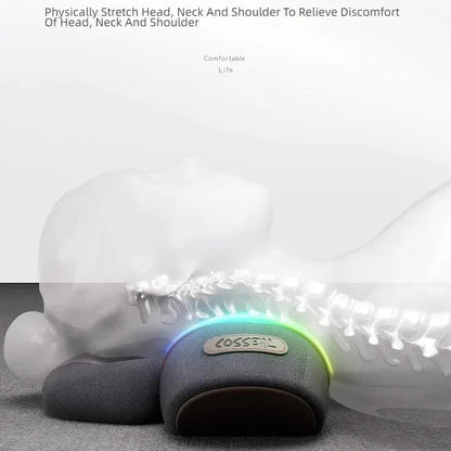 CerviRelax Coussin Chauffant Cervicales | Ergonomique, Vibration et Thermothérapie