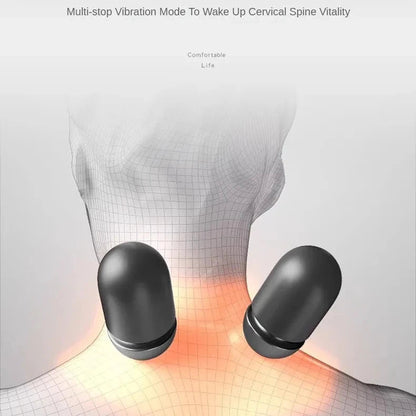 CerviRelax Coussin Chauffant Cervicales | Ergonomique, Vibration et Thermothérapie