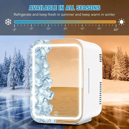 Chic Beauty Fridge | 4L Multifonctionnel, Refroidissement et Chauffage