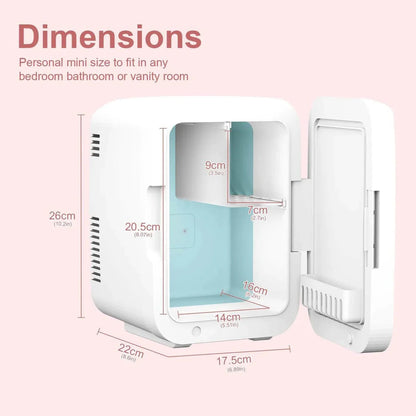 Chic Beauty Fridge | 4L Multifonctionnel, Refroidissement et Chauffage