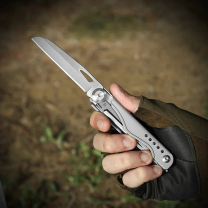 Cobra Couteau Pliable | Multifonction, Acier Inoxydable, Compact