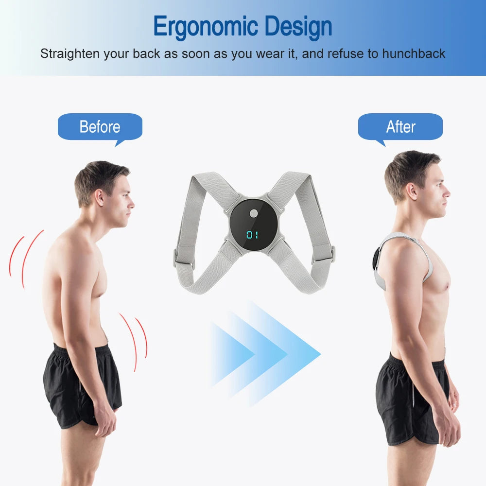 Cora Correcteur de Posture Dos | Ergonomique, Ajustable, Suivi en Temps Réel