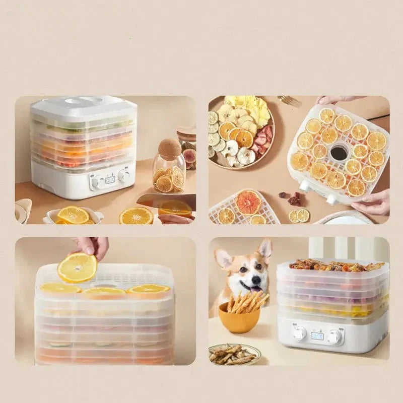 Délisave Déshydrateur Alimentaire | Thermostatique, Interface Conviviale pour Fruits et Légumes