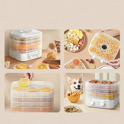 Délisave Déshydrateur Alimentaire | Thermostatique, Interface Conviviale pour Fruits et Légumes