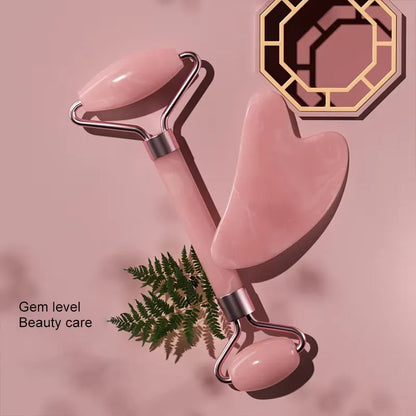 GloVisage Rouleau de Massage | Résine Ergonomique pour Visage et Cou