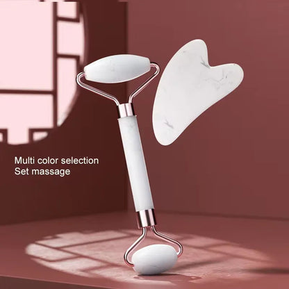 GloVisage Rouleau de Massage | Résine Ergonomique pour Visage et Cou