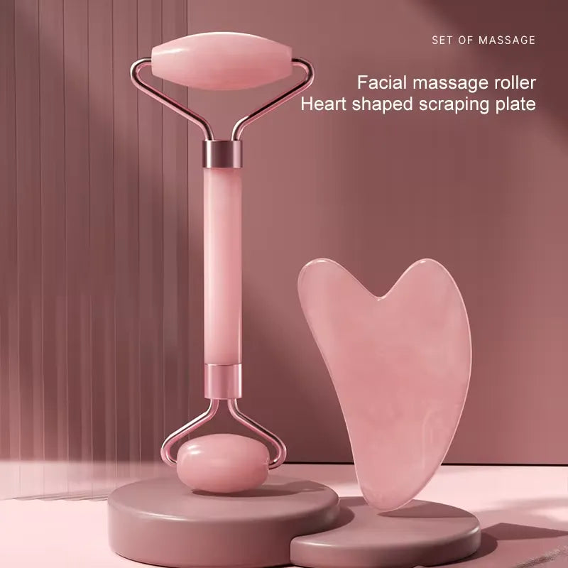 GloVisage Rouleau de Massage | Résine Ergonomique pour Visage et Cou