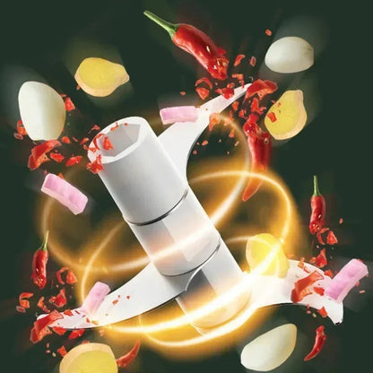 Hachoir Compact à Manivelle | Idéal pour Légumes et Oignons, Durable et Pratique