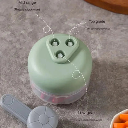 Hachoir Compact à Manivelle | Idéal pour Légumes et Oignons, Durable et Pratique