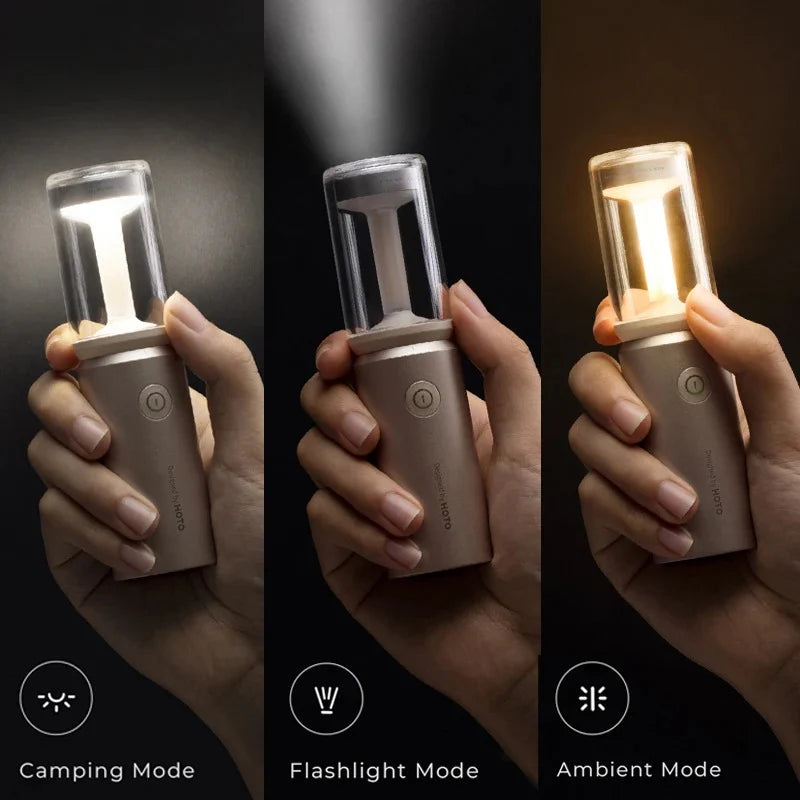 Hoto Lampe Camping Rechargeable | Étanche, 180 Lumens, USB Type-C