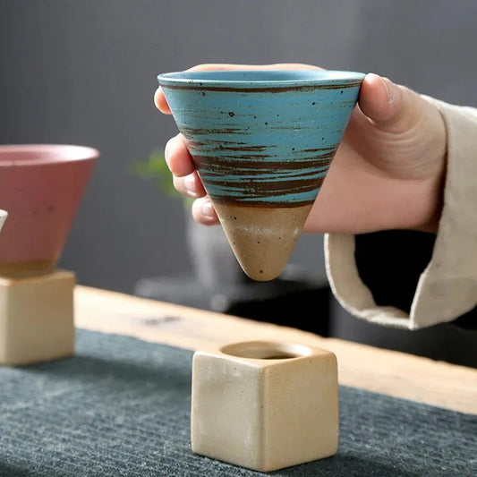 Kawa Tasse à Café | Céramique Rétro Japonaise, 100 ml
