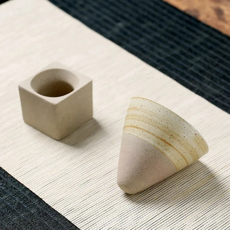 Kawa Tasse à Café | Céramique Rétro Japonaise, 100 ml