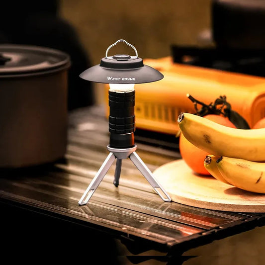 Lumière Camping 3 en 1 | Lampe Torche LED Rechargeable, Compacte et Multifonctionnelle