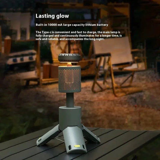 Lumière Camping Téléscopique | Rechargeable, Étanche, 10 000 mAh
