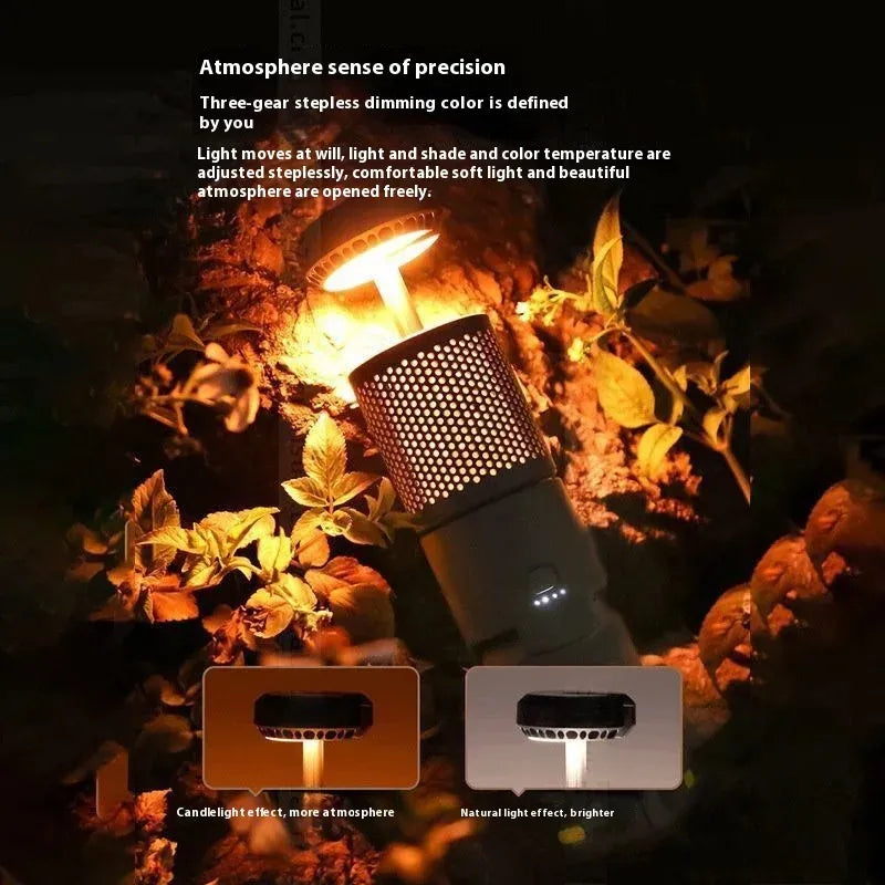 Lumière Camping Téléscopique | Rechargeable, Étanche, 10 000 mAh