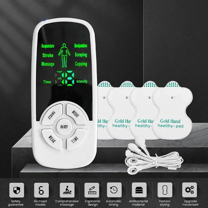 Masae Appareil de Massage Électrique | 6 Modes, Portable, LCD