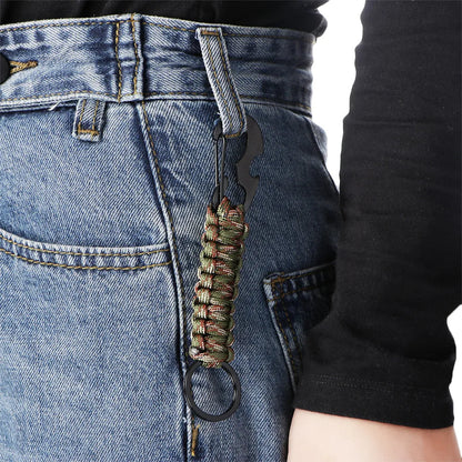 Paco Porte Clés | Paracord Militaire, Mousqueton Intégré