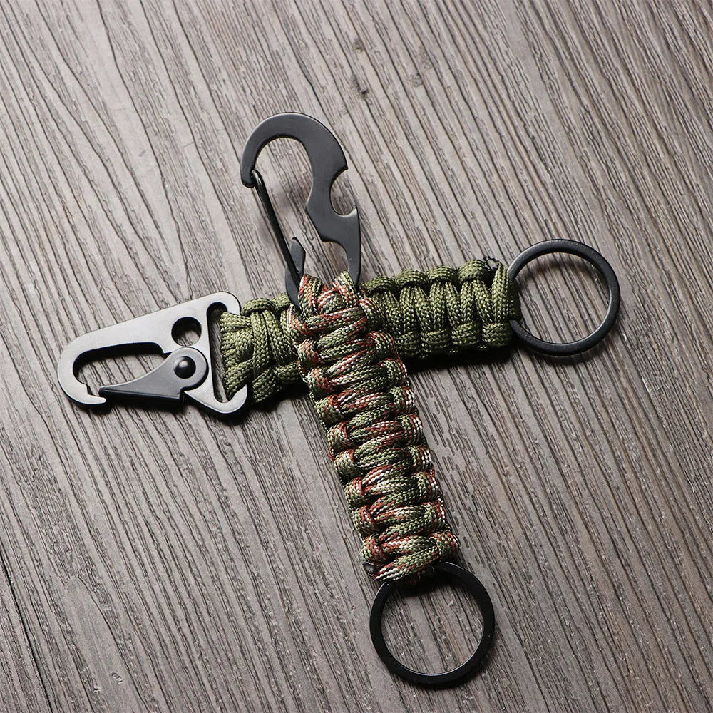 Paco Porte Clés | Paracord Militaire, Mousqueton Intégré