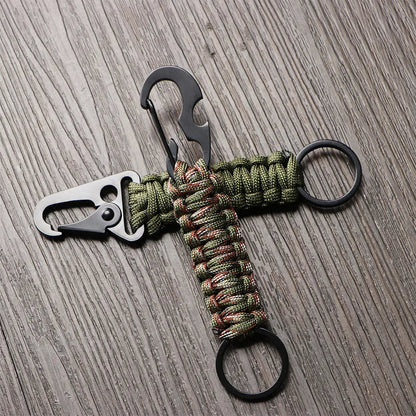 Paco Porte Clés | Paracord Militaire, Mousqueton Intégré