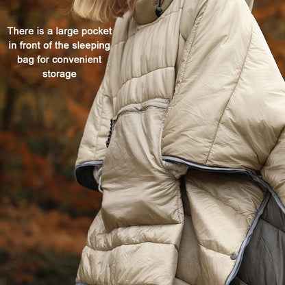 Pola Poncho de Sac de Couchage | Coton Creux, Léger et Portable