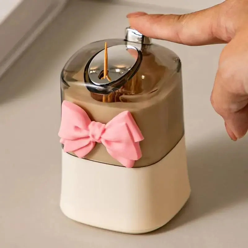 Polo Cure-Dents Automatique | Design Escamotable, Pratique