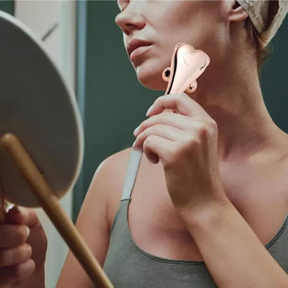 Rola 3D Massage Roller | Ergonomique, Effet Lifting, ABS Plaqué Platine