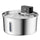 3.2L Stainless Steel Wireless Pet Water Fountain Battery Powered Motion Sensor Silent Filtered Cat and Dog Water Fountain