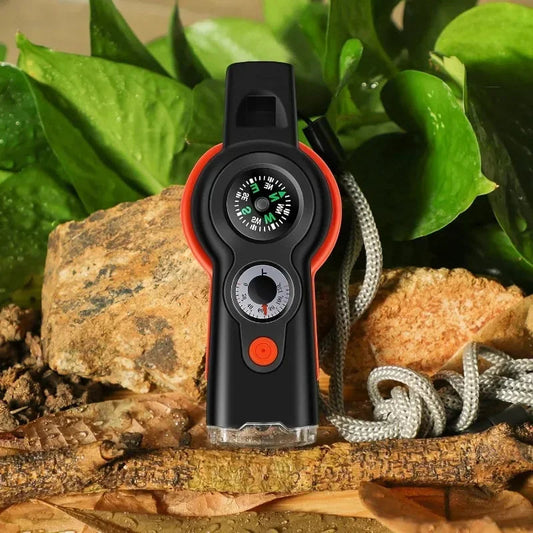 Sierra Sifflet Aventure 7 en 1 | Multifonctionnel, Résistant, Compact