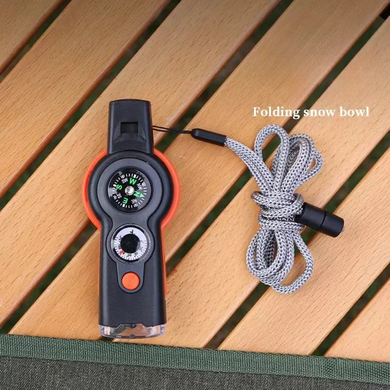 Sierra Sifflet Aventure 7 en 1 | Multifonctionnel, Résistant, Compact
