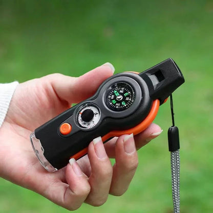 Sierra Sifflet Aventure 7 en 1 | Multifonctionnel, Résistant, Compact