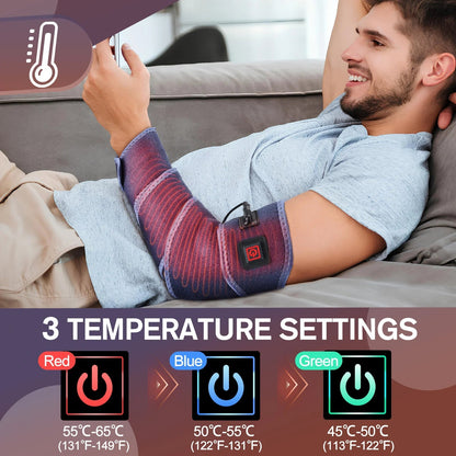 Soleil Bandage Électrique | 3 Niveaux de Chaleur, Design Compact