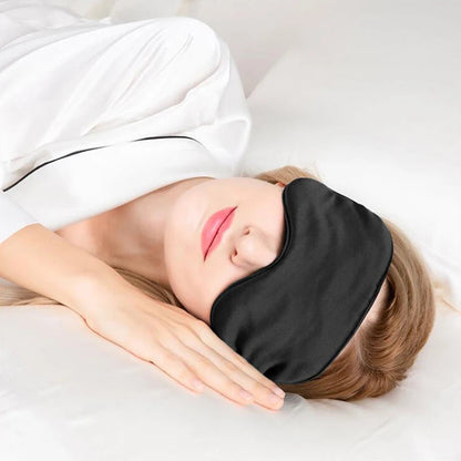 Soleil Masque de Sommeil | Soie Imitée, Confort Optimal pour Dormir
