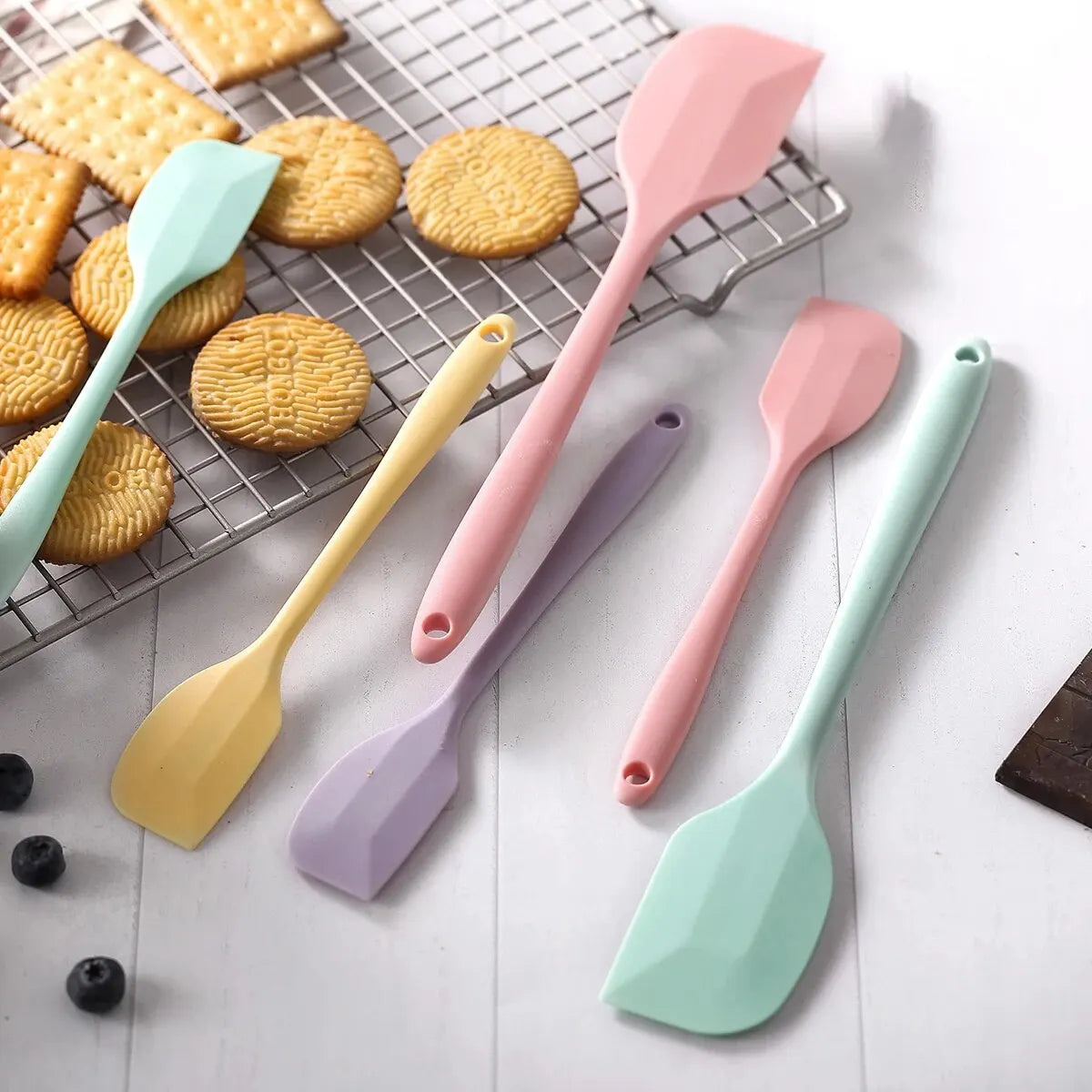 Soleil Spatule Silicone | Résistante à la Chaleur, Ergonomique, Facile à Nettoyer