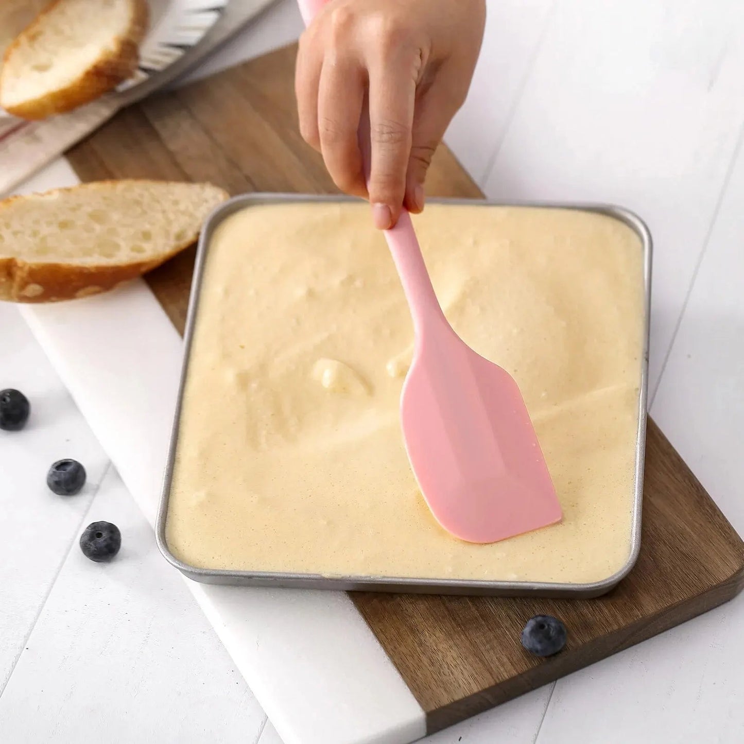 Soleil Spatule Silicone | Résistante à la Chaleur, Ergonomique, Facile à Nettoyer