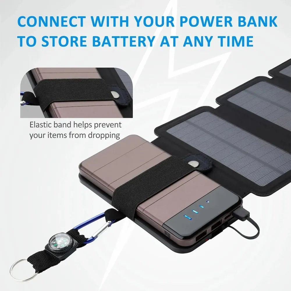 Vortex Chargeur Solaire Portable | Énergie Solaire, Compact et Efficace