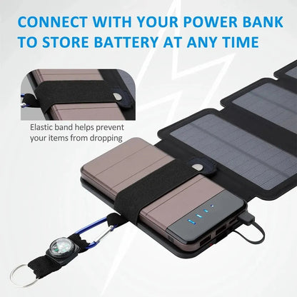 Vortex Chargeur Solaire Portable | Énergie Solaire, Compact et Efficace
