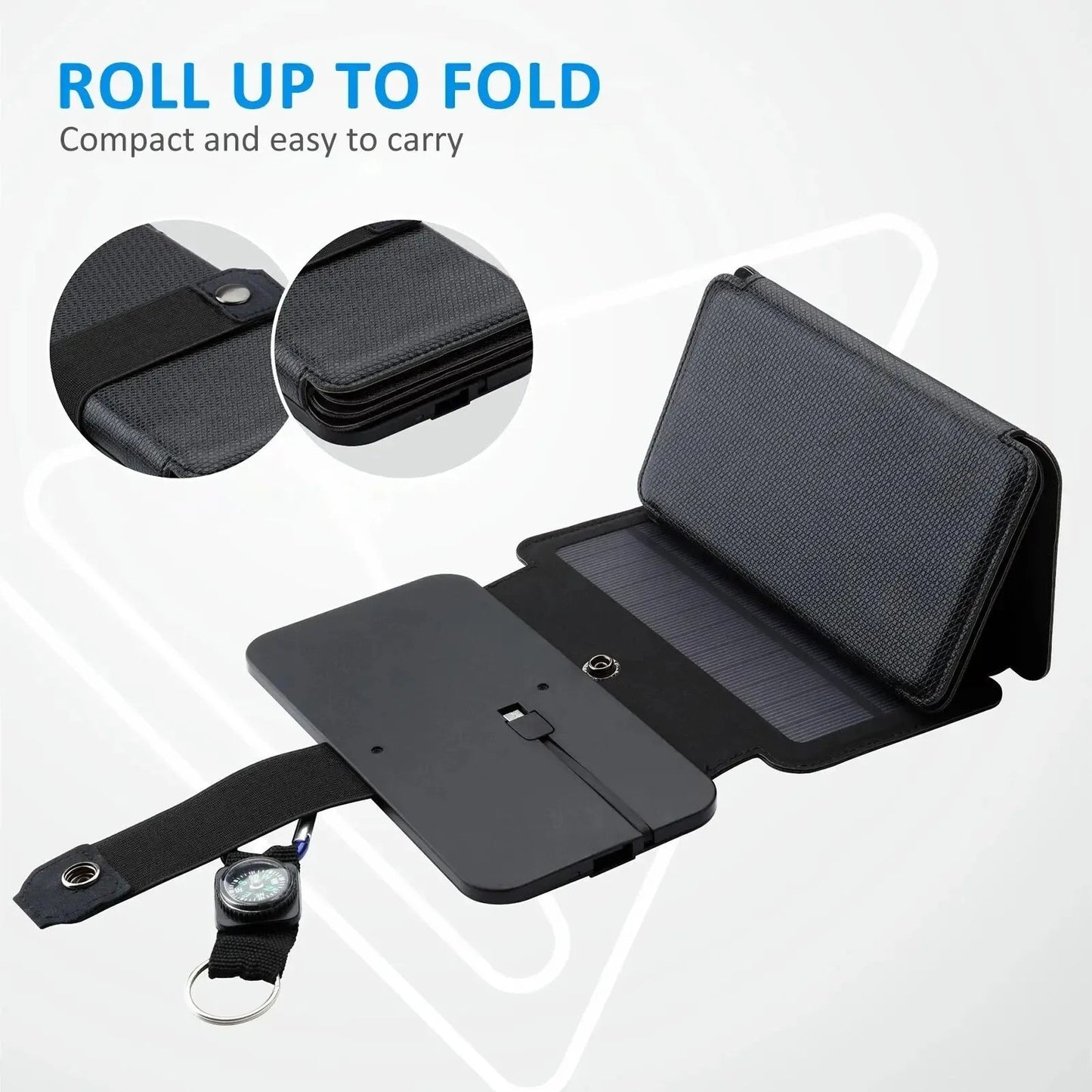 Vortex Chargeur Solaire Portable | Énergie Solaire, Compact et Efficace